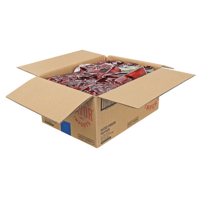 Savor Imports IQF DICED GREEN PEPPERS 3/8", 6 x 2 lb Case - DOT product image 5