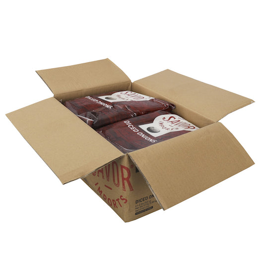 Savor Imports 3/8" Diced Onions, 6 x 2 lb Case - DOT product image 3
