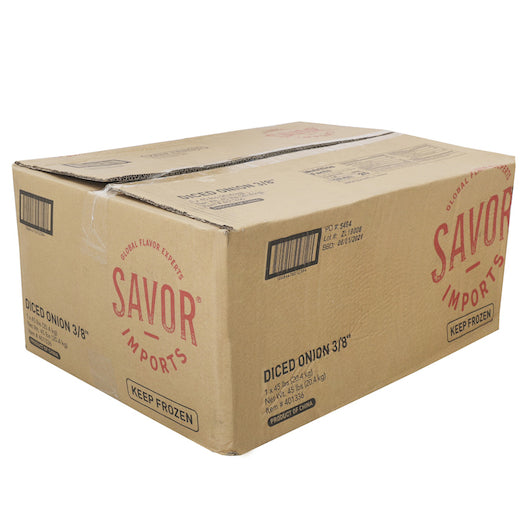Savor Imports 3/8 Inch FROZEN DICED ONION, 1 x 45 lb Case - DOT product image 4