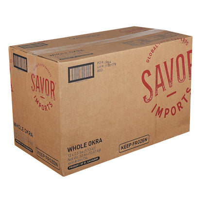 Savor Brands Whole Okra, 12 x 2.5 lb Case - DOT product image 5