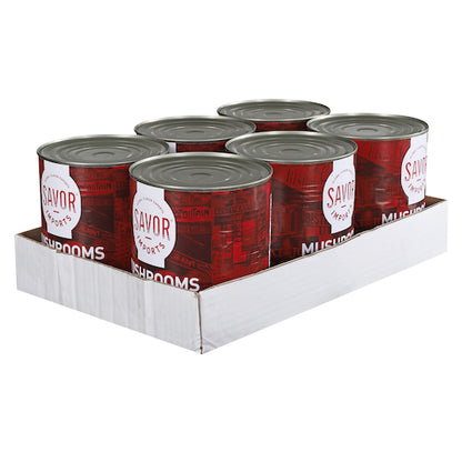 Savor Imports MUSHROOM PIECES & STEMS, 6 x 10 CN Case - DOT product image 4