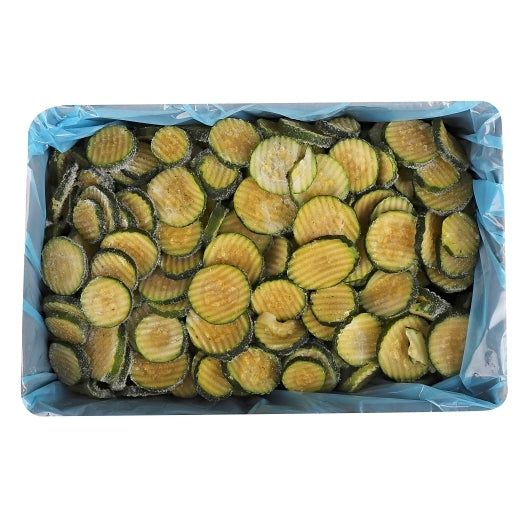 Savor Imports Sliced Zucchini, 1 x 20 lb Case - Frozen & Refrigerated
