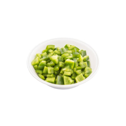 Savor Imports IQF DICED GREEN PEPPERS 3/8" Cubes, 1 x 50 lb Case - DOT product image 2