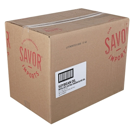 Savor Brands 75% Soybean Oil/25% Extra Virgin Olive Oil Blend, 6 x 1 GA Case - DOT product image 7