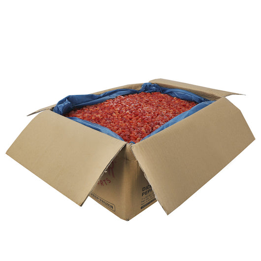 Savor Imports IQF 3/8" DICED RED PEPPER, 1 x 50 lb Case - DOT product image 3