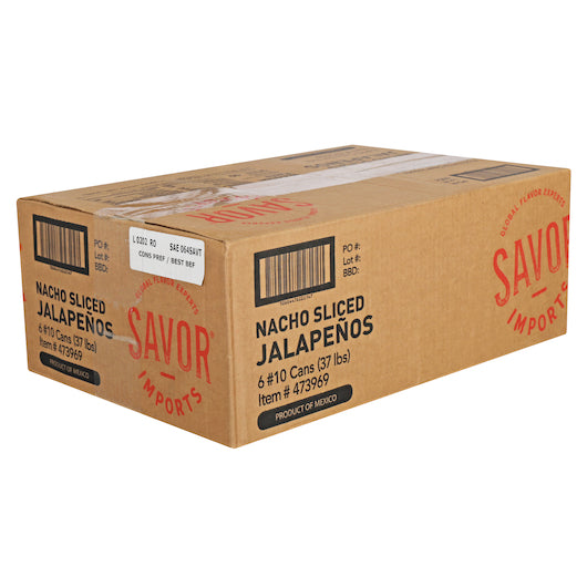 Labranza Jalapeno Nacho Sliced Green Jalapeno Peppers, 6 x 10 CN Case - DOT product image 5