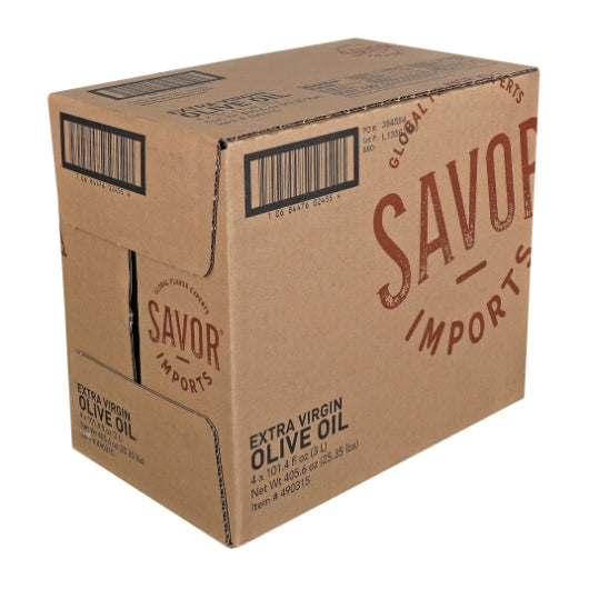 Savor Imports Extra Virgin Olive Oil, 4 x 3 LT Case - DOT product image 6