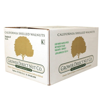 Pecans SunflowerKernals Halves Light Amber Combo Walnut Halves & Pieces, 1 x 25 lb Case - DOT product image 3