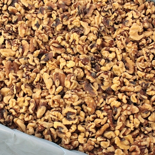 Pecans SunflowerKernals Halves Light Amber Combo Walnut Halves & Pieces, 1 x 25 lb Case - DOT product image 2