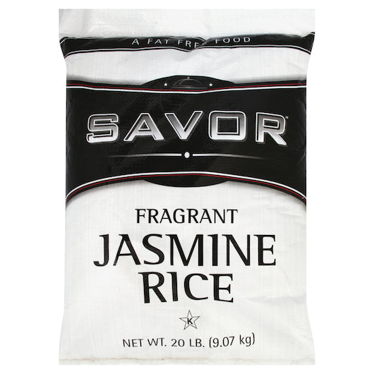Savor Imports Vacuum Packed Long Grain Thai Hom Mali Jasmine Rice, 2 x 10 lb Case - DOT product image 4