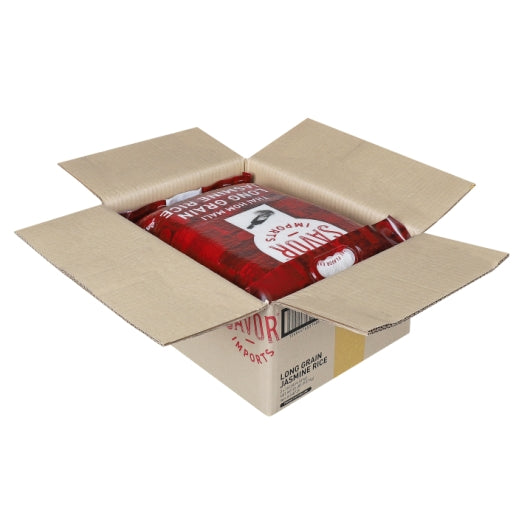 Savor Imports Vacuum Packed Long Grain Thai Hom Mali Jasmine Rice, 2 x 10 lb Case - DOT product image 3
