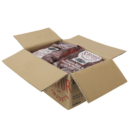 Savor Imports Diced Red & Green Pepper Blend, 6 x 2 lb Case - DOT product image 3