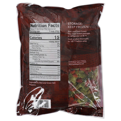Savor Imports Diced Red & Green Pepper Blend, 6 x 2 lb Case - DOT product image 2