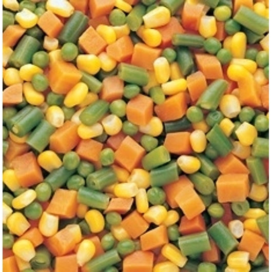 Commodity Canned Fruit Mixed Vegetables, 1 x 6 each Case - Fruit & Sides