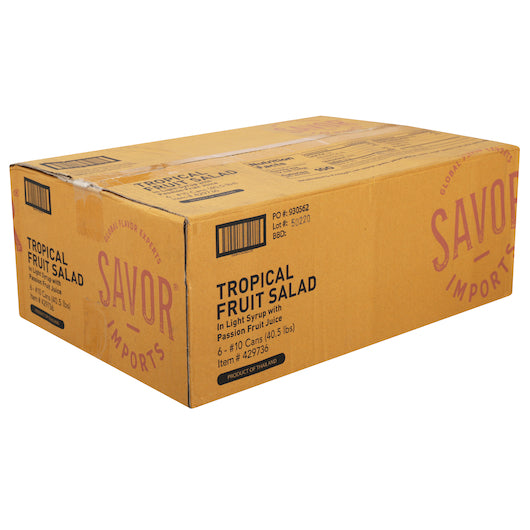 Savor TROPICAL FRUIT SALAD IN LIGHT SYRUP, 6 x 10 each Case - DOT product image 5