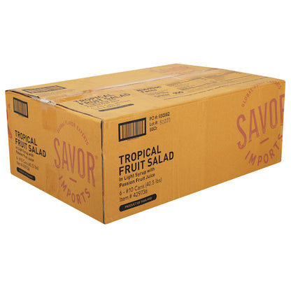 Savor TROPICAL FRUIT SALAD IN LIGHT SYRUP, 6 x 10 each Case - DOT product image 5