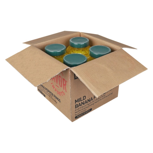 Savor Brands Mild Banana Pepper Rings, 4 x 1 each Case - DOT product image 4