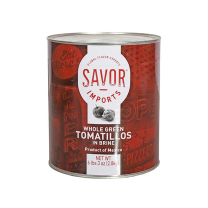 Savor Imports WHOLE GREEN Tomatillos, 6 x 10 each Case - Condiments & Sauces