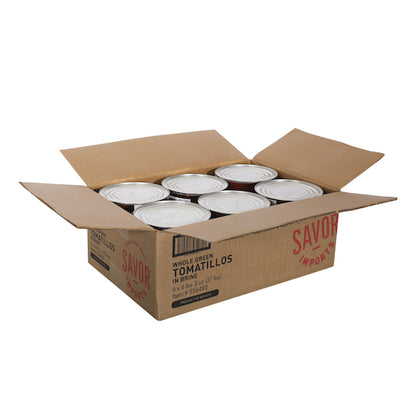 Savor Imports WHOLE GREEN Tomatillos, 6 x 10 each Case - DOT product image 2
