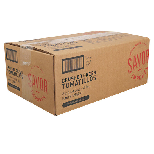 Savor Imports Crushed TOMATILLOS, 6 x 6.19 lb Case - DOT product image 6