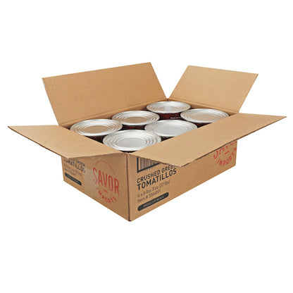 Savor Imports Crushed TOMATILLOS, 6 x 6.19 lb Case - DOT product image 3