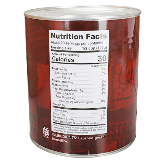 Savor Imports Crushed TOMATILLOS, 6 x 6.19 lb Case - DOT product image 2