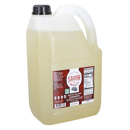 Carello White Balsamic Italian White Balsamic Vinegar, 2 x 5 LT Case - Pantry Ingredients