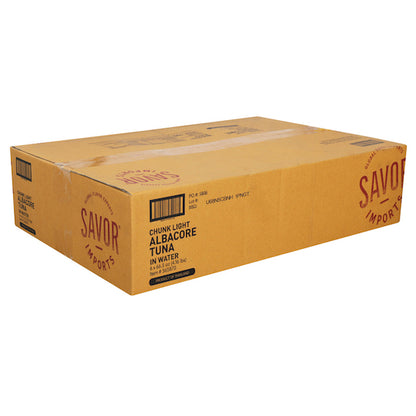 Savor Imports Chunk White Albacore Tuna In Water, 6 x 4 lb Case - DOT product image 6