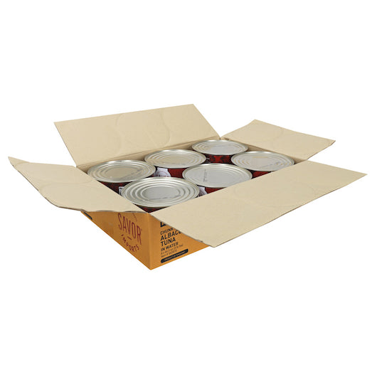 Savor Imports Chunk White Albacore Tuna In Water, 6 x 4 lb Case - DOT product image 2