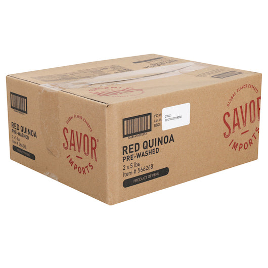 Savor Imports Red Quinoa Grain Bulk, 2 x 5 lb Case - DOT product image 5