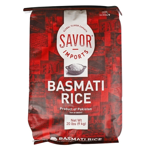 Golden Heritage Foods Basmati Rice, 1 x 20 lb Case - Pantry Ingredients