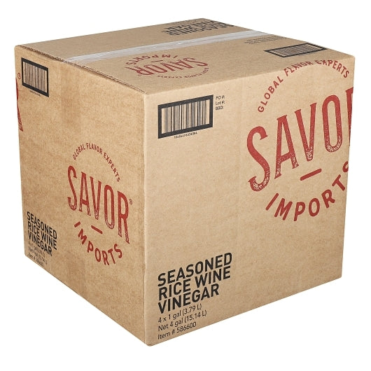 Savor Seasoned Rice Wine 4.5% Vinegar Bulk, 4 x 1 GA Case - DOT product image 5