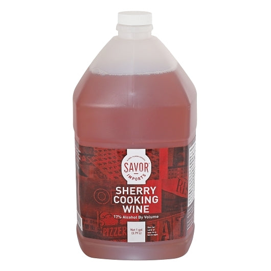 Savor Imports Sherry Cooking Wine Bulk, 4 x 1 GA Case - Pantry Ingredients