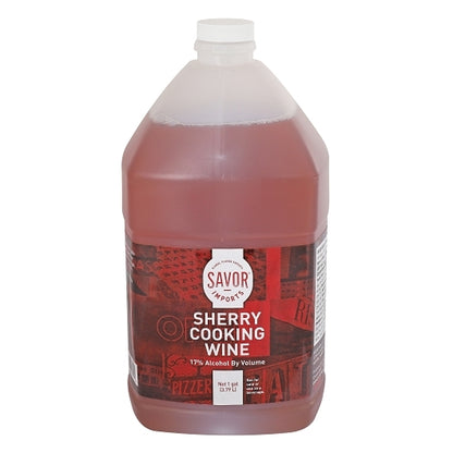 Savor Imports Sherry Cooking Wine Bulk, 4 x 1 GA Case - Pantry Ingredients