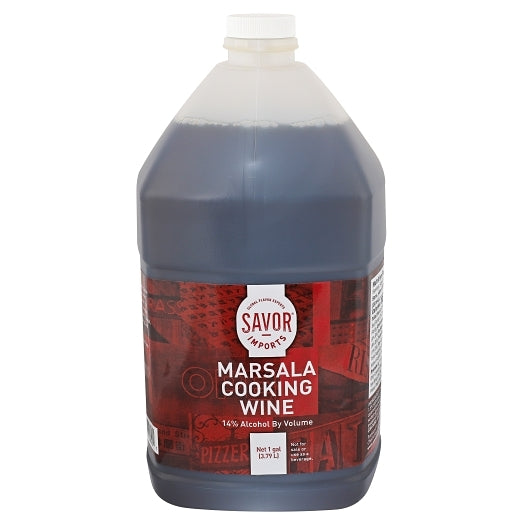 Savor Imports Marsala Cooking Wine Bulk, 4 x 1 GA Case - Condiments & Sauces