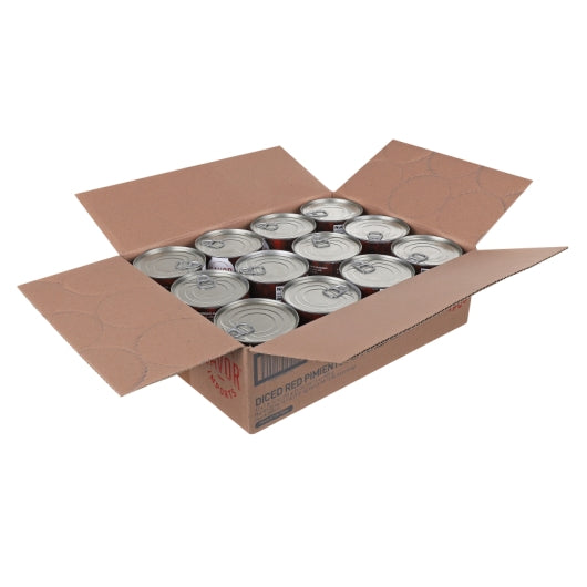 Savor Red Pimento Peppers, 12 x 28 oz Case - DOT product image 4