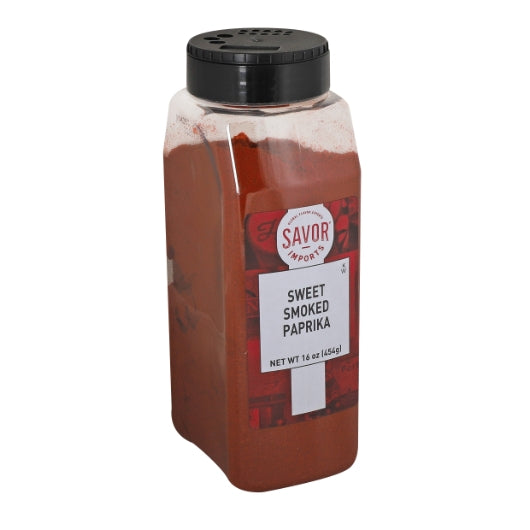 Savor Imports Sweet Smoked Paprika, 6 x 16 oz Case - Spices Seasonings