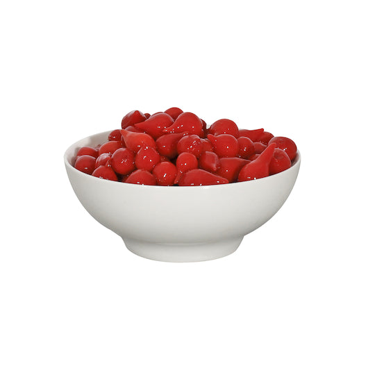 Savor Red Sweety Drop Peruvian Peppers, 6 x 28 oz Case - Condiments & Sauces
