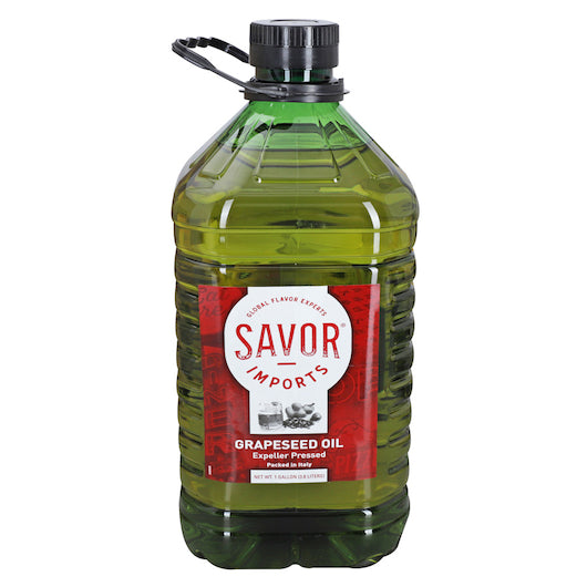 Savor Imports Grapeseed Oil Pet Plastic, 4 x 1 GA Case - Pantry Ingredients
