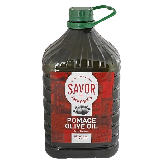 Savor Imports Olive Pomace Oil Pet Plastic, 4 x 1 GA Case - Condiments & Sauces