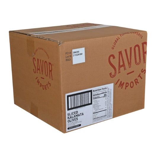 Savor Imports Kalamata Olive Slices Bulk, 4 x 2 KG Case - DOT product image 5