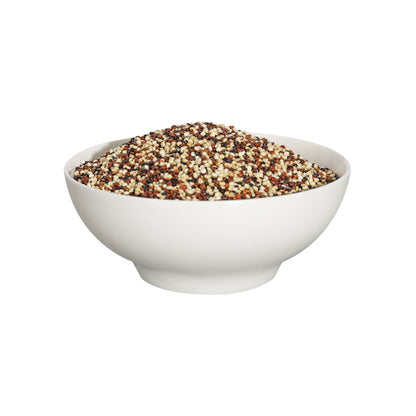 Savor Imports Organic Tri-Color Quinoa Bulk, 1 x 25 lb Case - Rice & Grains