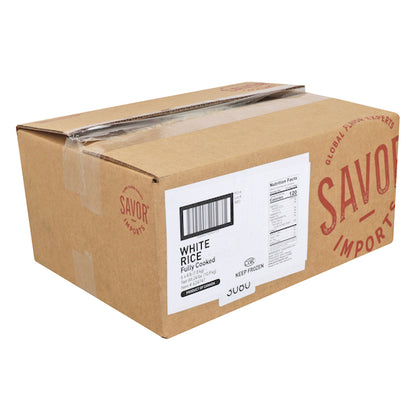 Savor Imports IQF FULLY COOKED WHITE RICE, 6 x 4 lb Case - DOT product image 5