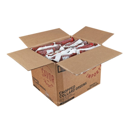 Savor Brands CHOPPED COLLARD GREENs, 12 x 3 lb Case - DOT product image 4