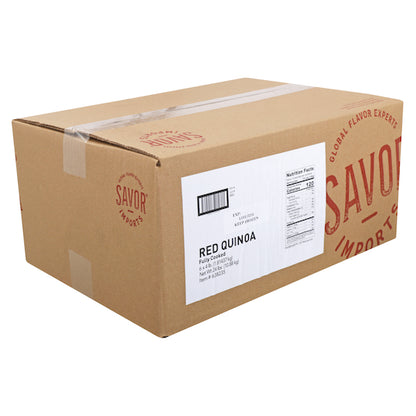 Savor Imports IQF FULLY COOKED Ready to Eat RED QUINOA, 6 x 4 lb Case - DOT product image 5