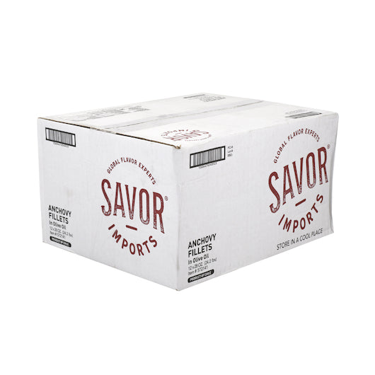 Savor Imports Anchovy Fillets In Olive Oil, 12 x 28 oz Case - DOT product image 7