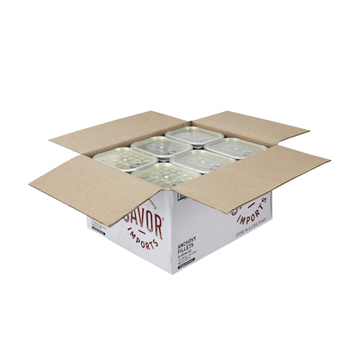 Savor Imports Anchovy Fillets In Olive Oil, 12 x 28 oz Case - DOT product image 3