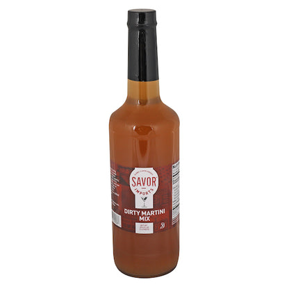 Savor Dirty Martini OLIVE JUICE cocktail MIXer, 6 x 750 ML Case - Condiments & Sauces