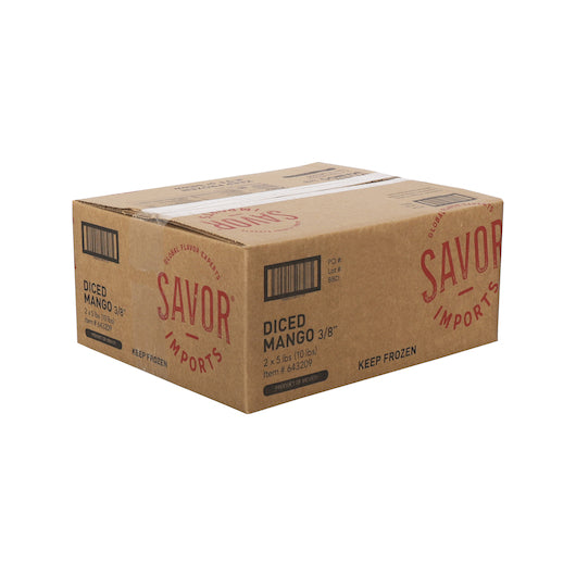 Savor Imports 3/8" Diced Mango, 2 x 5 lb Case - DOT product image 5