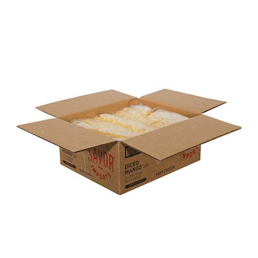 Savor Imports 3/8" Diced Mango, 2 x 5 lb Case - DOT product image 2